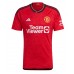 Camiseta Manchester United Donny van de Beek #34 Primera Equipación Replica 2023-24 mangas cortas